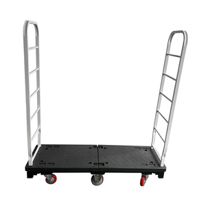Chariot à six roues en acier robuste, chariot à main, chariot à plateforme pour déplacer des meubles lourds, du bois de chauffage, capacité de 400 kg, OEM - Product Image 5