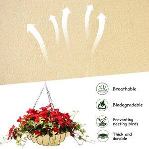 Rouleau de doublure en feutre non tissé pour <span class=keywords><strong>jardinière</strong></span>, remplacement facile à découper pour paniers suspendus et jardinières de <span class=keywords><strong>fenêtre</strong></span> - Product Image 3