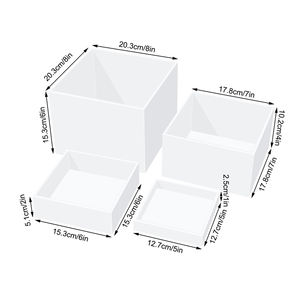 Présentoir de nourriture de rehausseur de buffet acrylique pour BuffetTable - Product Image 3