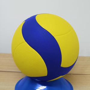 Yellow Blue PU Volleyball Size 5 Durable <b>Training</b> <b>Ball</b> for Adults Standard Style - Product Image 5