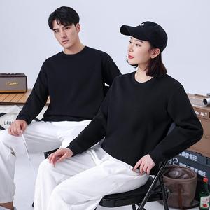 Abbigliamento sportivo Casual-stile alla moda tinta unita-Pullover girocollo di cotone di base <span class=keywords><strong>senza</strong></span> <span class=keywords><strong>cappuccio</strong></span> - Product Image 3