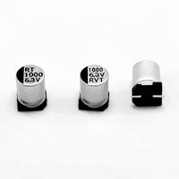 Condensateur électrolytique en aluminium à montage en surface ROQANG série RT 1000uF 6.3V tolérance 20% 8mm*10.2mm -55~+105°C