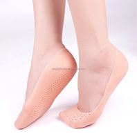 Chaussettes en gel de silicone pour le soin des pieds secs et craquelés, antidérapantes, pour le yoga, le ballet, le spa, hydratantes, chaussettes en caoutchouc, chaussettes en gel pour les pieds