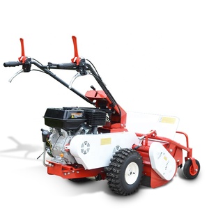 Cortacésped de desbroce verde para praderas con rueda de corte, CE EPA 0680L, cortadora de césped de 9hp a gasolina, tractor autopropulsado de desbroce de arrastre trasero, bajo costo - Product Image 6