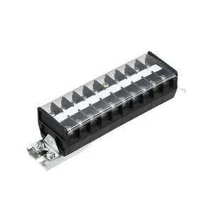 High Conductivity TD-1510 15A Din Rail Mounting Terminal Blocks Stainless Steel Screw Wire Connector Terminal