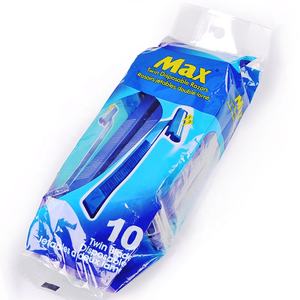 Nhà máy trực tiếp lưỡi thép không gỉ dùng một lần dao cạo <span class=keywords><strong>Twin</strong></span> <span class=keywords><strong>Blade</strong></span> cạo dao cạo màu xanh màu - Product Image 2