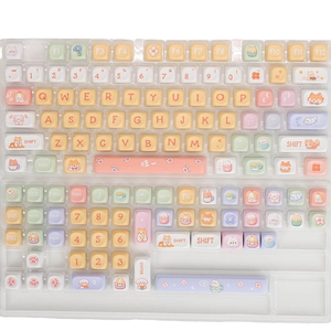 Teclas originales de sublimación de tinta con patrón de color personalizado para teclado mecánico, compatibles con interruptores MX Cross, para reemplazo DIY. - Product Image 5