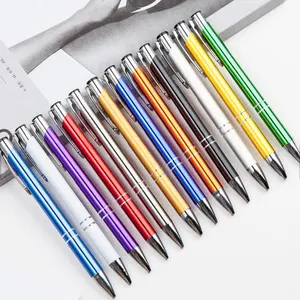 Penna a sfera promozionale in metallo con Logo personalizzato penna a sfera pubblicitaria con incisione regalo personalizzato penna a sfera in metallo