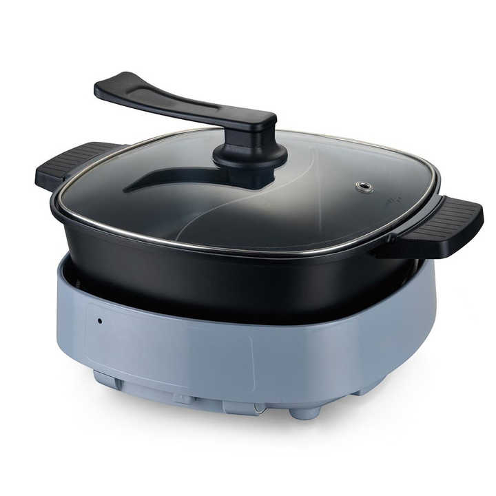 6l大型電気焦げ付き防止ポットマルチクッカーフライパンヌードルクッカーホットポット Buy Two Flavors Hot Pot