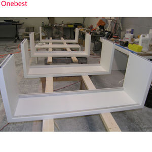 Bancone Moderno per Negozio di Telefonia iPhone, Tavolo Espositivo Alto in Superficie Solida - Product Image 6