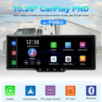 10.26 pouces 2024 nouvel écran tactile d'autoradio stéréo sans fil Carplay et Android Auto HD Dual BT
