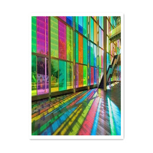 Vidrio laminado de color con película láser de colores - Product Image 3