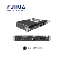 Nuevo Ordenador YUHUA OPS con Procesador Intel Core I5/i7 de 11ª-13ª Generación, 64 GB de RAM DDR4, SSD de 2 TB, Pantalla 8K, Pizarra Interactiva, Módulo de PC Enchufable, Windows