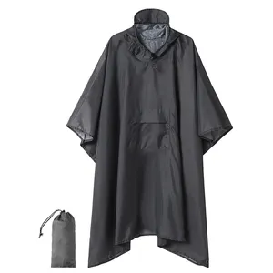 储物雨衣雨披成人防水雨披长雨衣便于携带户外布