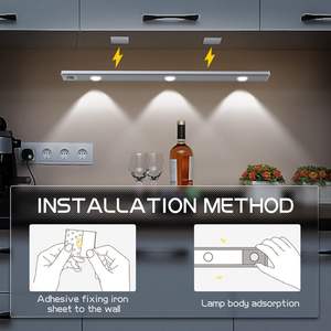 Vente en gros de lampes à LED à détecteur de mouvement de 40 cm pour armoire, placard, cuisine, chambre à coucher, éclairage sous l'armoire - Product Image 6