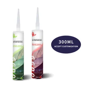 Hiệu suất cao bán buôn Silicone sealant kẹo cao su Kính Sealant không thấm nước 300ml Thành phần trắng trung tính