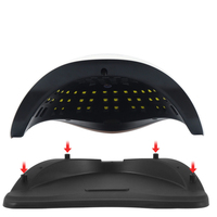 Lampe à ongles UV LED professionnelle 380W SUN X25 MAX - Séchoir à ongles de la plus haute puissance pour tous les gels avec capteur intelligent - Outil de qualité professionnelle