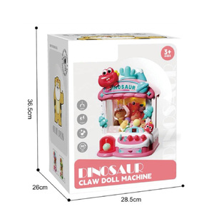 MILI dibujos animados <span class=keywords><strong>cocodrilo</strong></span> Twist <span class=keywords><strong>huevo</strong></span> máquina juego juguete moneda Clip muñeca Grabber máquina gran garra máquina muñeca para niños regalo - Product Image 3