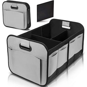 Organizador de almacenamiento automático multiusos resistente de la mejor calidad de fábrica BSCI, organizador de bolsas de compras para maletero de coche - Product Image 1