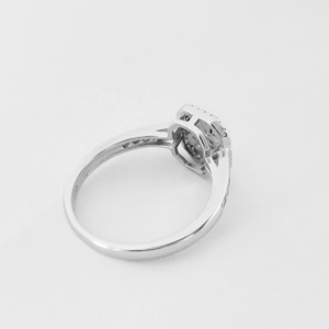 Anillo de racimo de cojín Sparure Vintage para mujer, joyería de oro de <span class=keywords><strong>9CT</strong></span>, plata 925 - Product Image 6