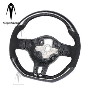 Volante in Fibra di Carbonio per <span class=keywords><strong>Volkswagen</strong></span> Polo MK5 Golf 6 Jetta MK6 R GTI Golf 5 MK7 CC <span class=keywords><strong>Passat</strong></span> Tiguan - Product Image 2