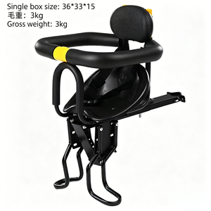 Siège enfant stable et sécurisé pour vélo de montagne, fixation rapide, selle avant pour VTT - Product Image 4