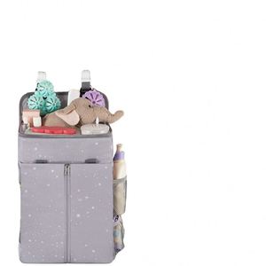 Organisateur de couches suspendu BSCI, organiseur de couches portable, rangement pour table à langer, berceau, parc pour bébé ou chambre d'enfant - Product Image 2