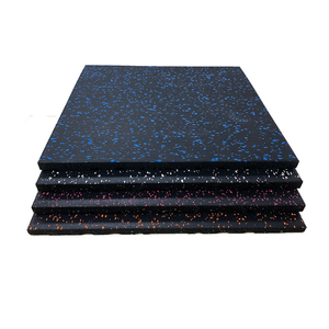 Losetas de <span class=keywords><strong>Caucho</strong></span> para Gimnasio de 1m x 1m x 20mm, Tapete para Piso de Gimnasio con Absorción de Impactos, Tapete de <span class=keywords><strong>Caucho</strong></span> para Centro de Fitness - Product Image 2