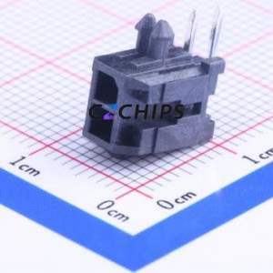 430450200 Wire-to-Board Pin Header Bent Lead Through Hole,P=3mm Connector 2x1P 3mm Right Angle Insert Micro-Fit (MX 3.0) - Product Image 1