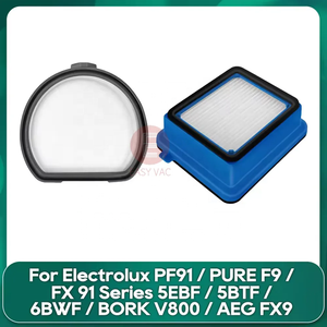 Compatible con Electrolux PF91 / PURE F9 / FX 91 Series 5EBF / 5BTF / 6BWF / <span class=keywords><strong>BORK</strong></span> V800 / AEG FX9, Filtro de Polvo/Exhaust Reutilizable Eléctrico - Product Image 5