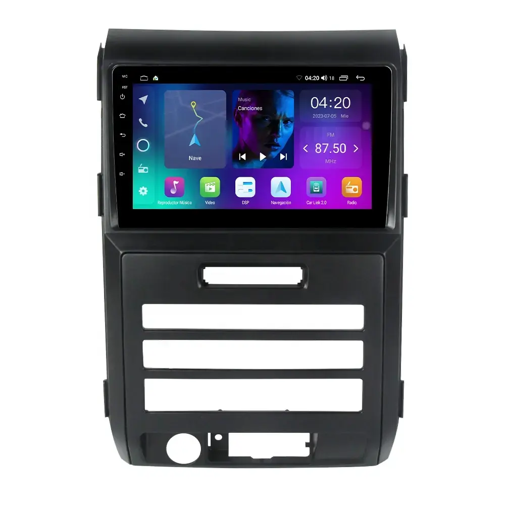 Android Car Video Radio Estéreo Multimedia GPS WIFI Android System Player para Ford F150 2008-2014