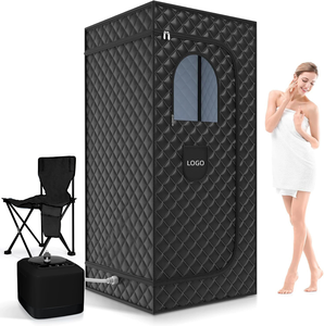 <span class=keywords><strong>Sauna</strong></span> Portátil para el Hogar, 3L, Baño de Vapor para Todo el Cuerpo, Adelgazante, SPA, Estructura de Acero Simple, Tipo de Refuerzo Recto, Saludable - Product Image 4