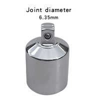 Adaptateur de prise carrée 1/2FX 1/4 pouces de qualité industrielle Cr-V chromé convertisseur à cliquet robuste pour outils d'impact