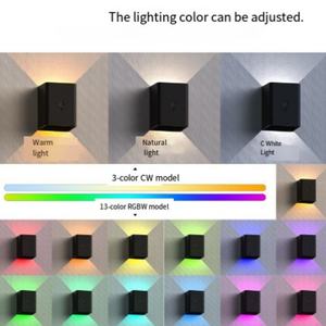 Lámpara de Pared LED Recargable por USB con Control Táctil y Remoto, Luz Blanca Cálida RGB Regulable, Diseño Moderno para Sala de Estar - Product Image 3