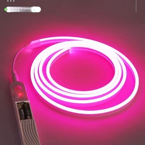 Tira de <span class=keywords><strong>Luces</strong></span> LED de Neón USB con Batería DC5V, Sensor de Movimiento PIR, Tubo de Silicona de 6x12 mm, Cuerda de Neón Flexible Impermeable IP67 - Product Image 6