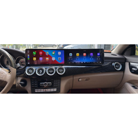 Unit kepala Radio mobil Mercedes GLS W218 12.8-2400 NTG4.5/900 layar ganda 4K 2012 inci 2017*5.0