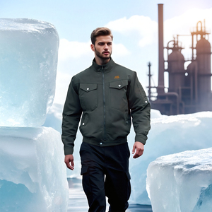 Aobote ז 'קט מקורר אוויר עם אוהדים ובנק חשמל לסביבות עבודה בטמפרטורה גבוהה בגדים ממוזגים - Product Image 6