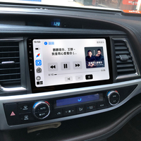 Autoradio Android 15 de 10 pouces avec navigation GPS pour Toyota Highlander 2015-2021, CarPlay sans fil, Android Auto, lecteur multimédia