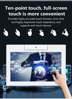 Tablet PC Android Bentuk L 10/14/17 Inci Grosir, Layar Interaktif Komersial, Layar Iklan POE, Tablet Pemesanan NFC