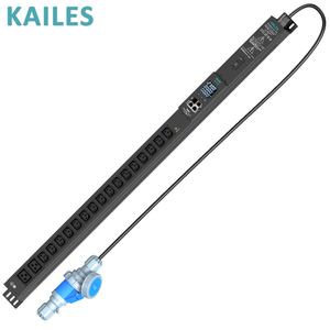 KAILES(KLS) серии 16A однофазный переменного тока 200-240 В контролируемый IP-PDU 18-розеточный черный C13 + 2C19 распределительный выключатель - Product Image 1