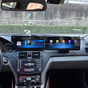 Reproductor multimedia de DVD para coche con GPS Android de pantalla dual de 25.6 pulgadas para Mercedes Benz Clase C W204 2008-2010 NTG4.0 - Product Image 4