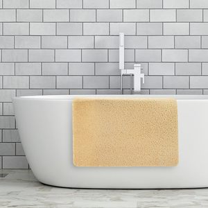 Tapis de douche en liège écologique et durable 60x45cm, antidérapant, absorbant, rectangulaire, design classique naturel, tendance, tapis de bain personnalisé - Product Image 5