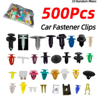 500 pièces Nouveaux attaches et clips rapides pour pare-chocs automobiles, rivets à clipser en plastique/nylon/POM