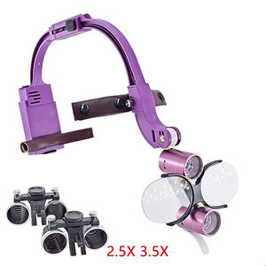 Kính lúp hai mắt kính lúp 5W phẫu thuật hoạt động ánh sáng thép không gỉ cho phòng thí nghiệm nha khoa - Product Image 6