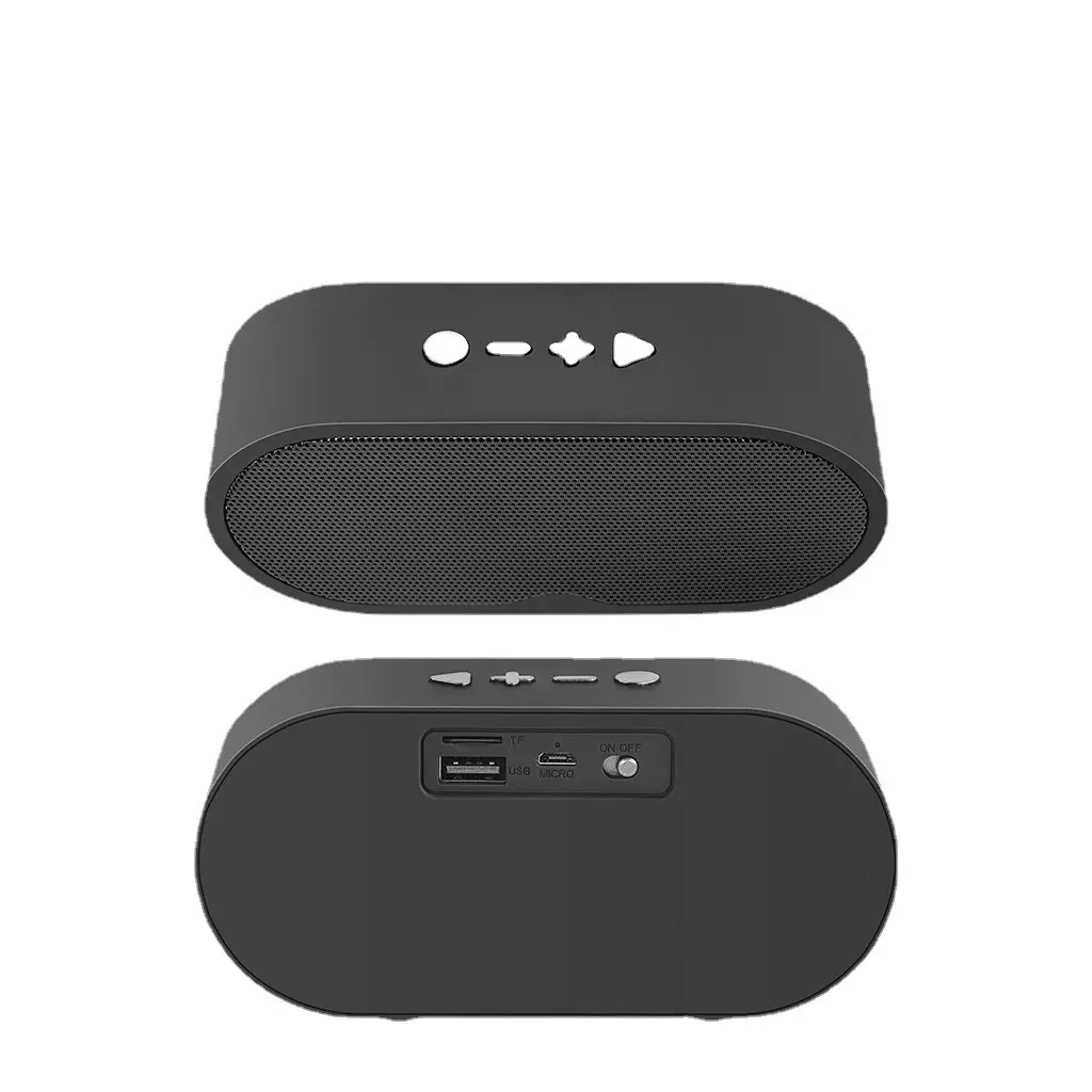 Doppio super bass Bt 5.0 Mini altoparlante portatile per Computer per lettore musicale altoparlante Wireless digitale in plastica da 6.5 pollici