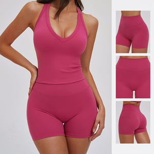 <strong>Best</strong>-selling Yoga Shorts High-waisted Tight-fitting Casual Shorts Versatile, Suitable for Sports Running Fitness and <strong>Exercise</strong> - Product Image 1