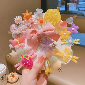 9 PCS Jepit Rambut Anak Motif Kartun Logam, Set Aksesoris Anak Lucu untuk Pemotretan, Lembut dan Aman - Product Image 3