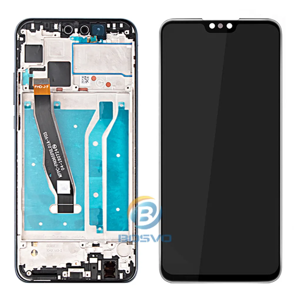 For huawei Y9 2019 lcd screen display with touch digitizer with frame assembly