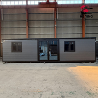 Maison conteneur modulaire préfabriquée de 30 pieds à structure en acier extensible 2-3 chambres à coucher Mini résidence Villas Hôtels Magasins
