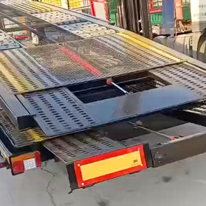 Semirremolque de Plataforma Plana Resistente de 40 pies para Transporte de Contenedores, Transporte de Carga Transfronteriza en África, Logística Portuaria y Servicio de Entrega - Product Image 4